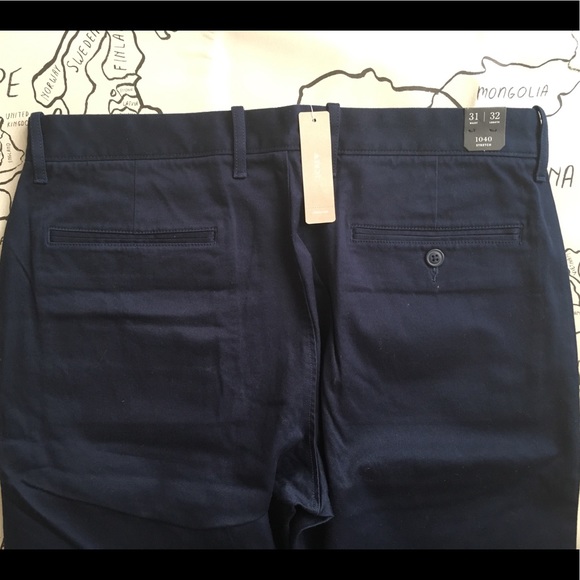 J. Crew Chino Pant - Navy- New - Picture 5 of 6